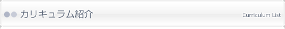 カリキュラム紹介